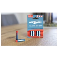 Ansmann LR03 Red-Line Pile LR3 (AAA) alcaline(s) 1.5 V 4 pc(s) Ansmann LR03 Red-Line Pile LR3 (AAA) alcaline(s) 1.5 V 4 pc(s)