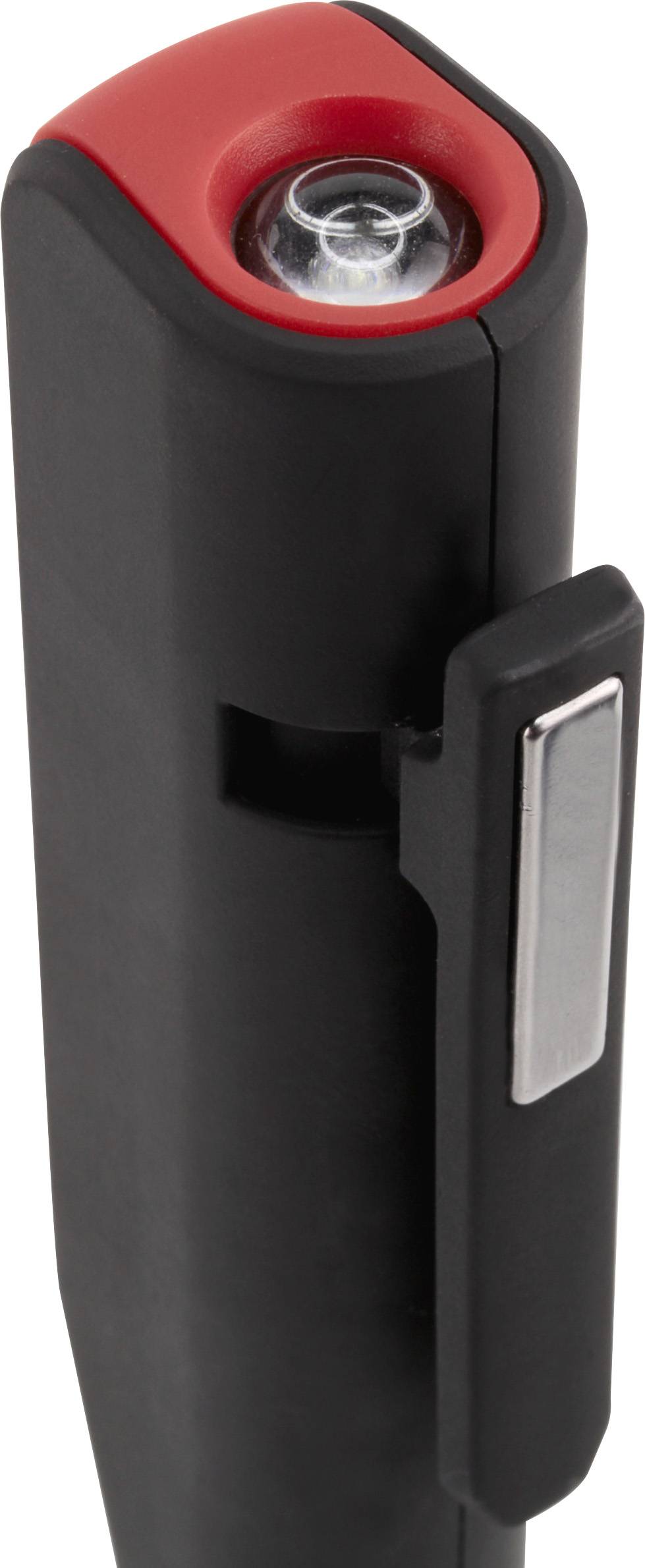 Ansmann 1600-0211 IL150B Lampe stylo à pile(s) LED 185 mm rouge, noir