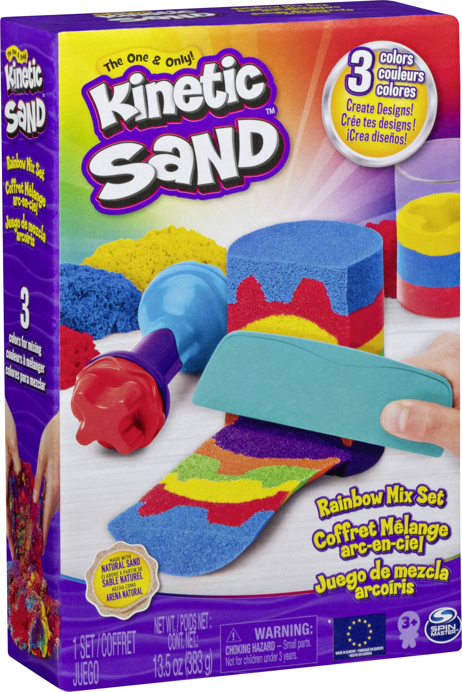 SET de mélange de sable Kinetic avec 383 g de sable Kinetic