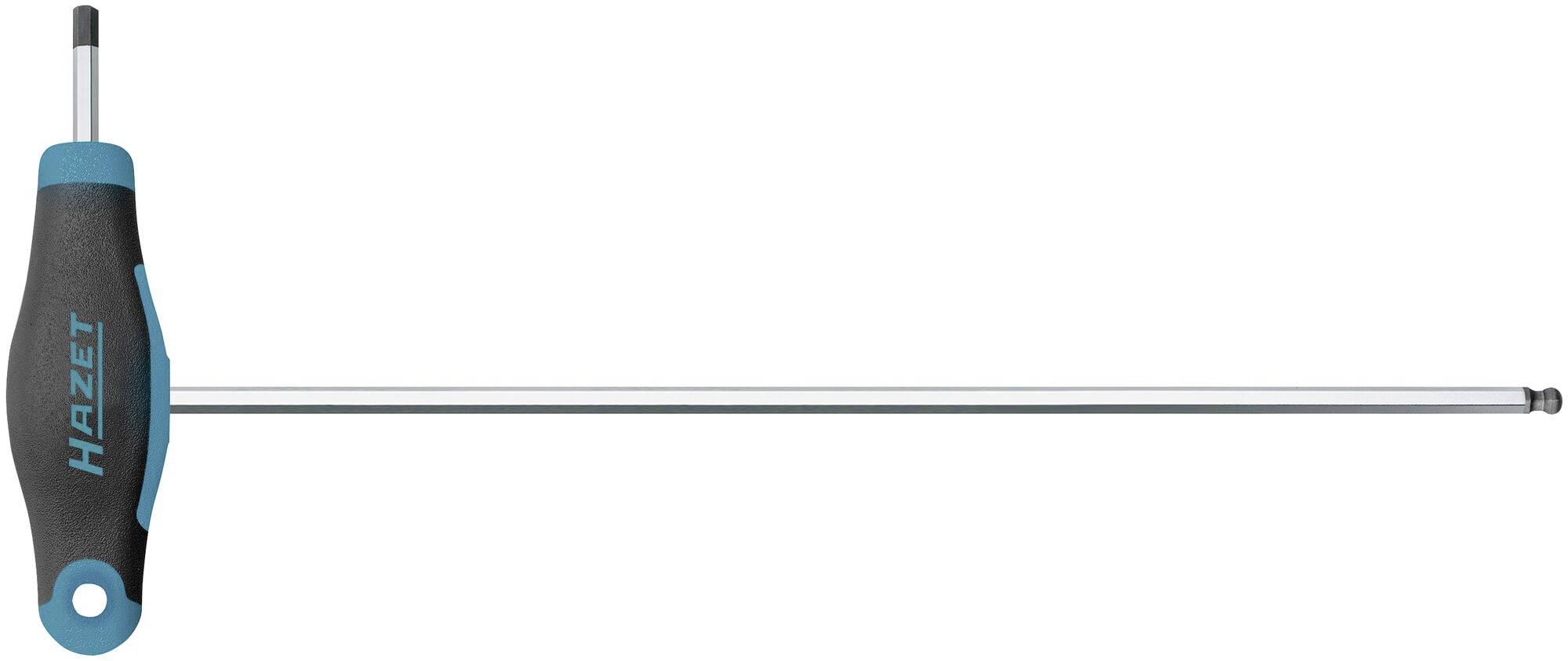 Hazet 829KK-3 Clé coudée pour vis à 6 pans creux Taille (métrique): 3 mm Longueur de la lame: 150 mm