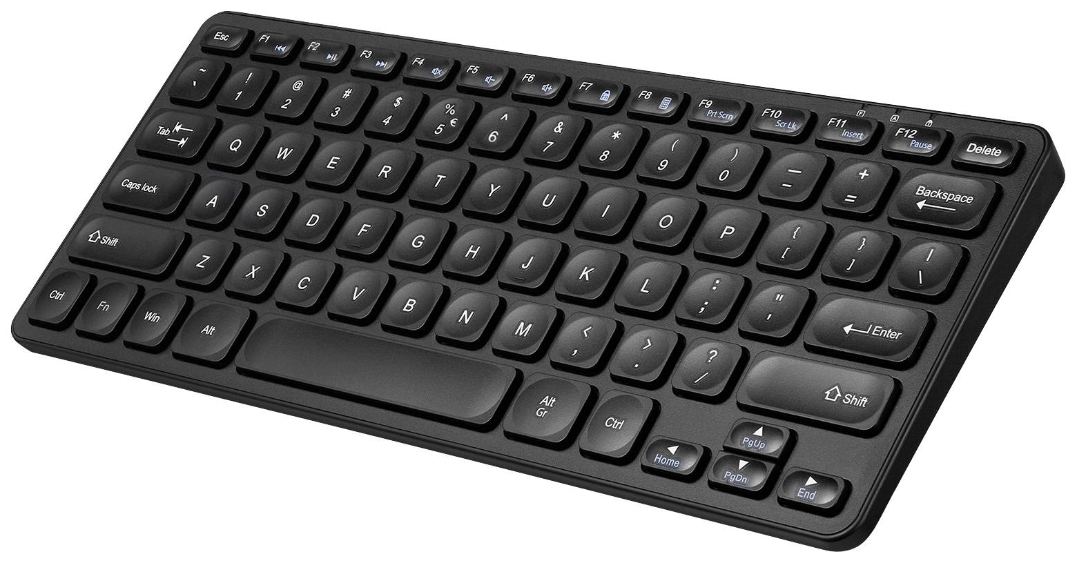 Perixx PERIBOARD-416 DE USB Clavier allemand, QWERTZ noir hub USB