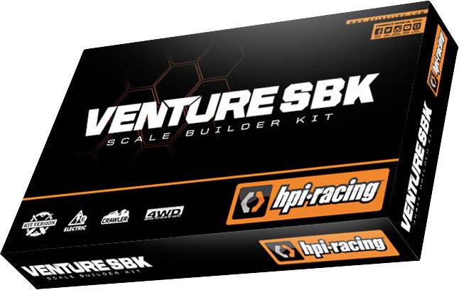 HPI Racing Venture Scale Builder Kit 1:10 Auto RC électrique Crawler 4 roues motrices (4WD) kit à monter