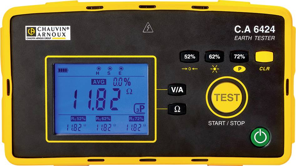 Instrument de mesure de résistance de terre Chauvin Arnoux C.A 6424