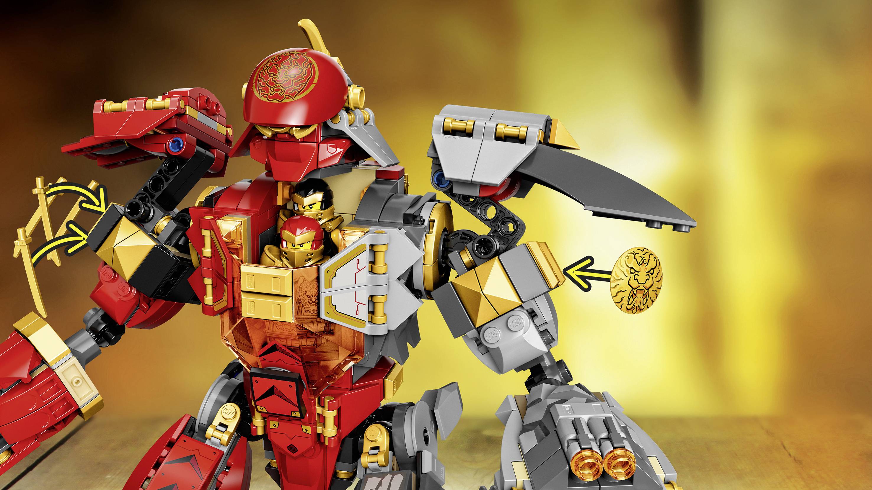 71720 LEGO® NINJAGO Feu-pierre-méca