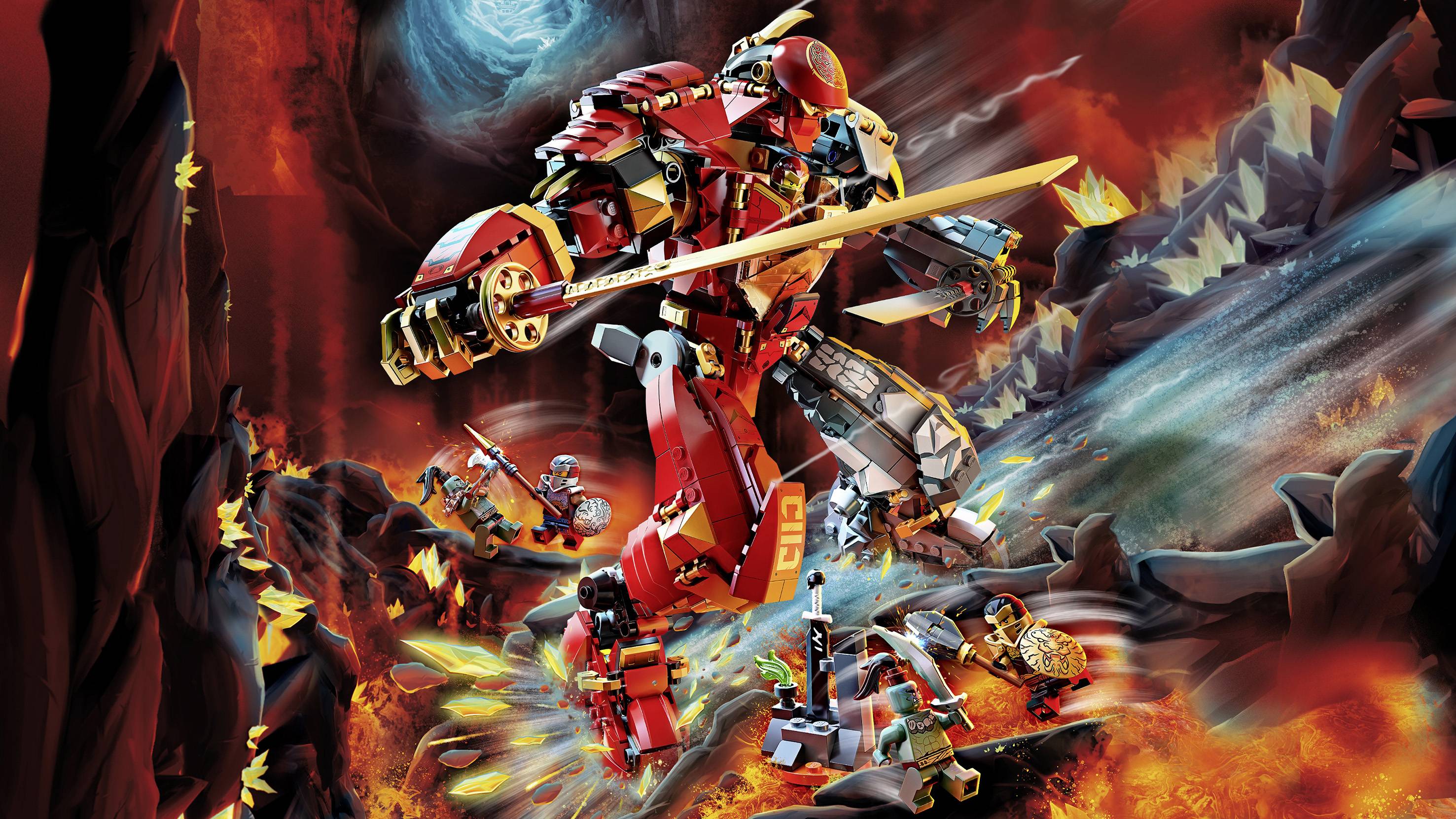 71720 LEGO® NINJAGO Feu-pierre-méca
