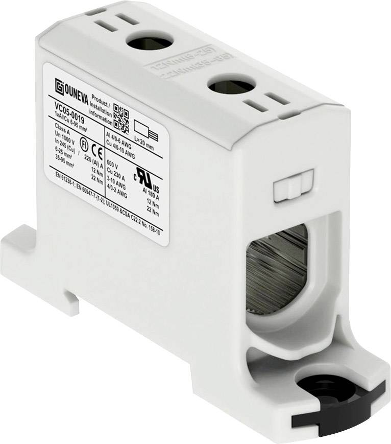 Ouneva Group VC05-0019 Bloc de distribution raccord à vis gris 1 pc(s)