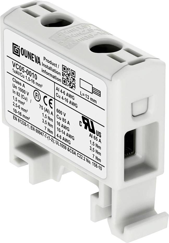 Ouneva Group VC05-0010 Bloc de distribution raccord à vis gris 1 pc(s)