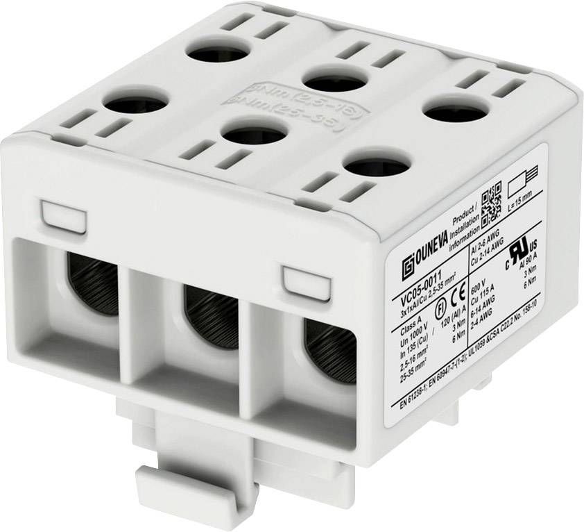 Ouneva Group VC05-0011 Bloc de distribution raccord à vis gris 1 pc(s)