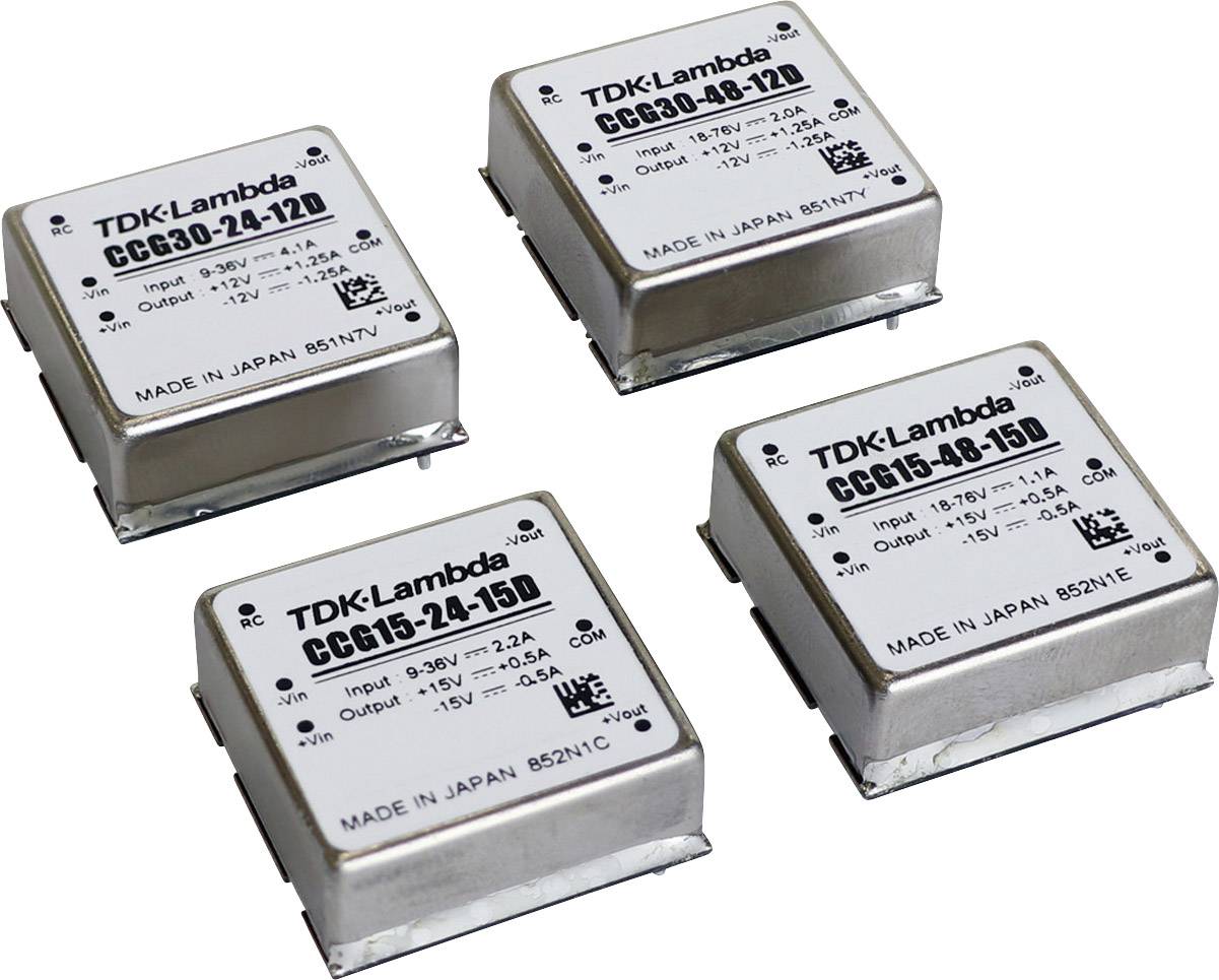TDK-Lambda CCG15-24-12S Convertisseur CC/CC pour circuits imprimés 12 V 1.3 A 15.6 W Nbr. de sorties: 1 x Contenu 1 pc(s)
