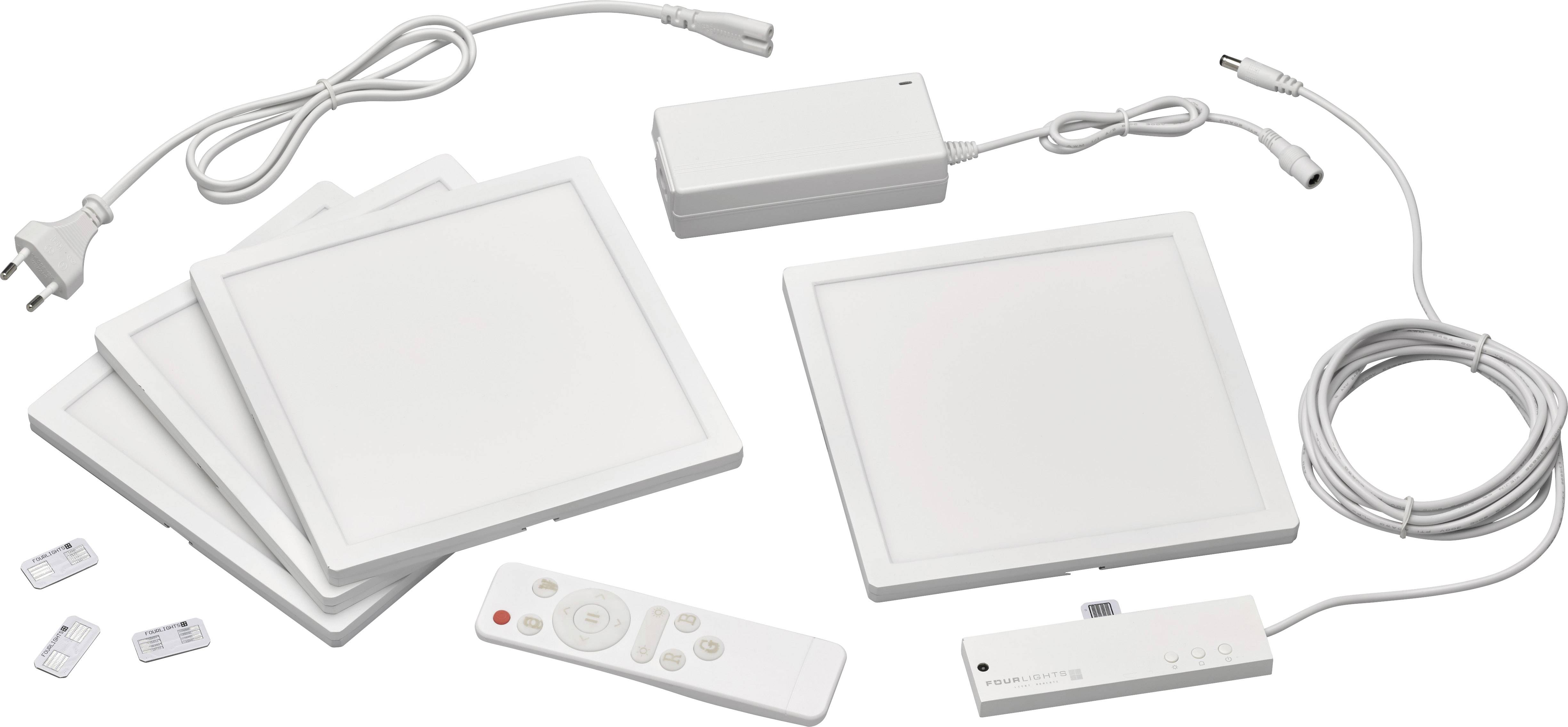 WOFI Four Lights Startset 4506.04.06.9000 Applique LED 8 W LED blanc