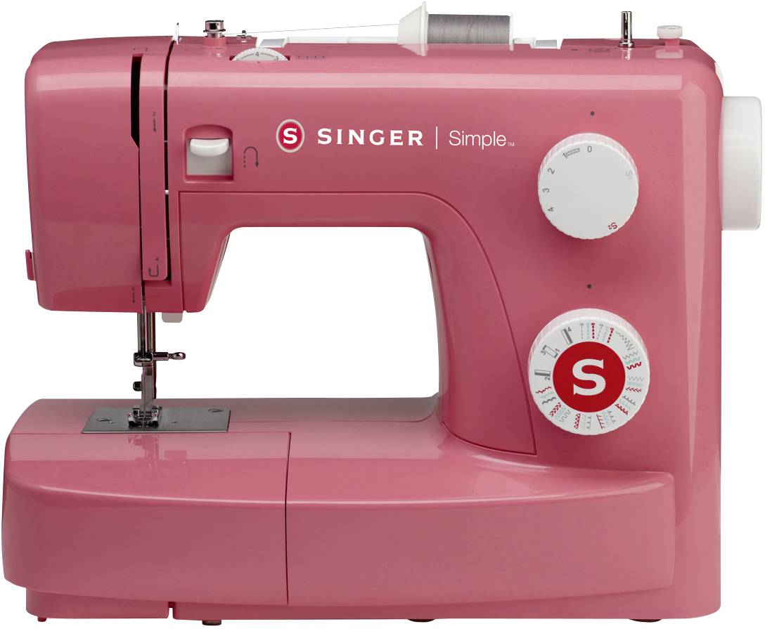 Singer Machine à coudre bras libre Simple 3223 Rot rouge
