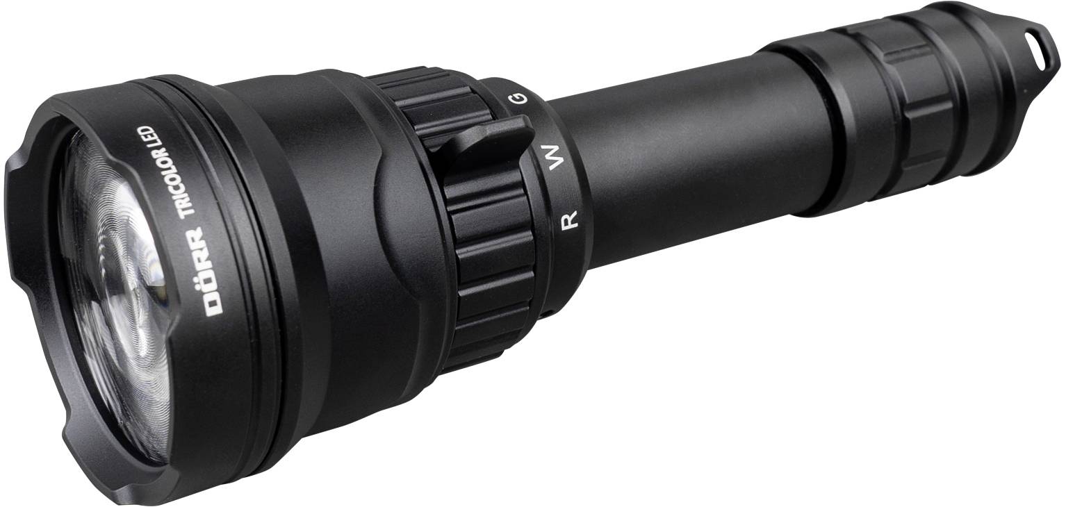 DÖRR Tri-Color LED Lampe de poche à batterie 800 lm 280 g