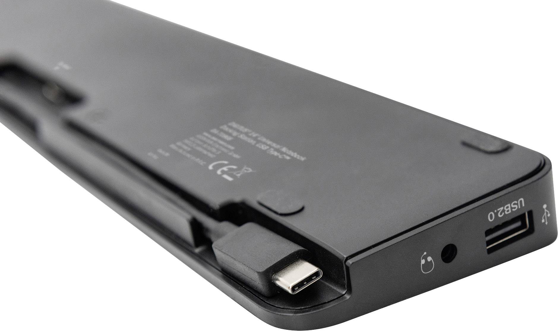 Digitus Station d'accueil USB-C® DA-70868 Convient pour les marques: universel avec fonction de chargement