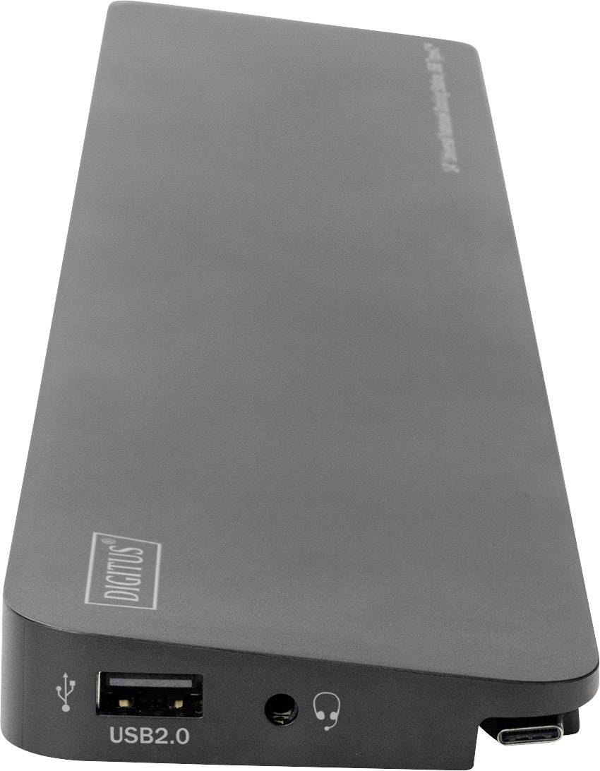 Digitus Station d'accueil USB-C® DA-70868 Convient pour les marques: universel avec fonction de chargement