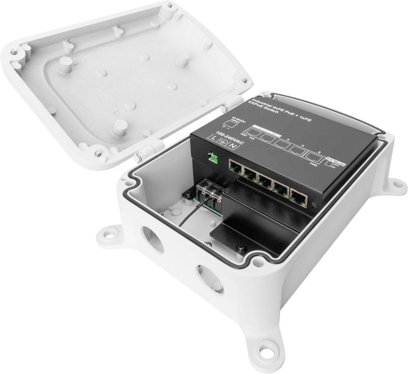 Switch réseau RJ45 Digitus DN-95345 4+1 ports 10 / 100 MBit/s