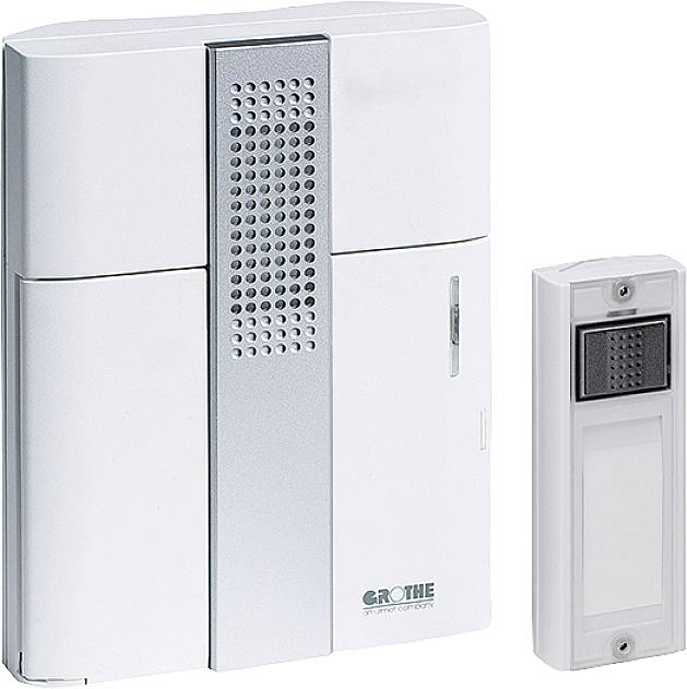Grothe 43305F Carillon sans fil Set complet avec porte-nom