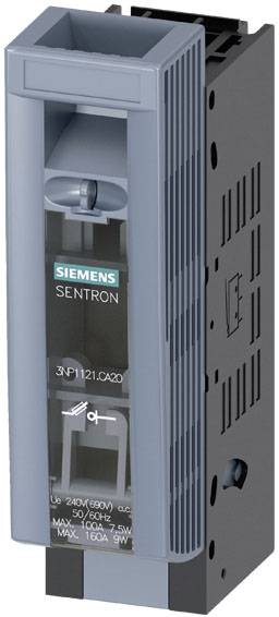 Siemens 3NP11211CA20 Interrupteur-sectionneur à fusibles Taille du fusible = 000 160 A 240 V/AC, 120 V/DC 1 pc(s)