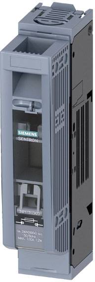 Petit appareil électronique gris étroit de la marque Siemens, probablement un module ou un composant d'un système plus large, avec des connexions enfichables visibles.