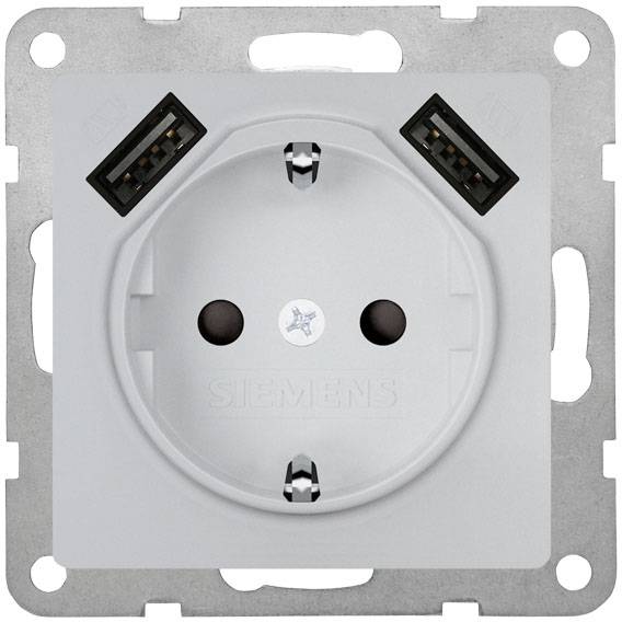 Siemens Insert Prise de courant Delta aluminium 5UB19700AM01