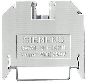Siemens 8WA10111BH23 Borne de passage raccord à vis bleu 50 pc(s)