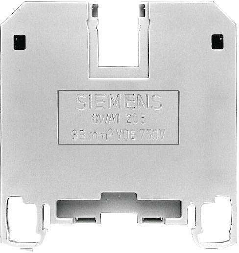 Siemens 8WA10111BM11 Borne de passage raccord à vis bleu 10 pc(s)