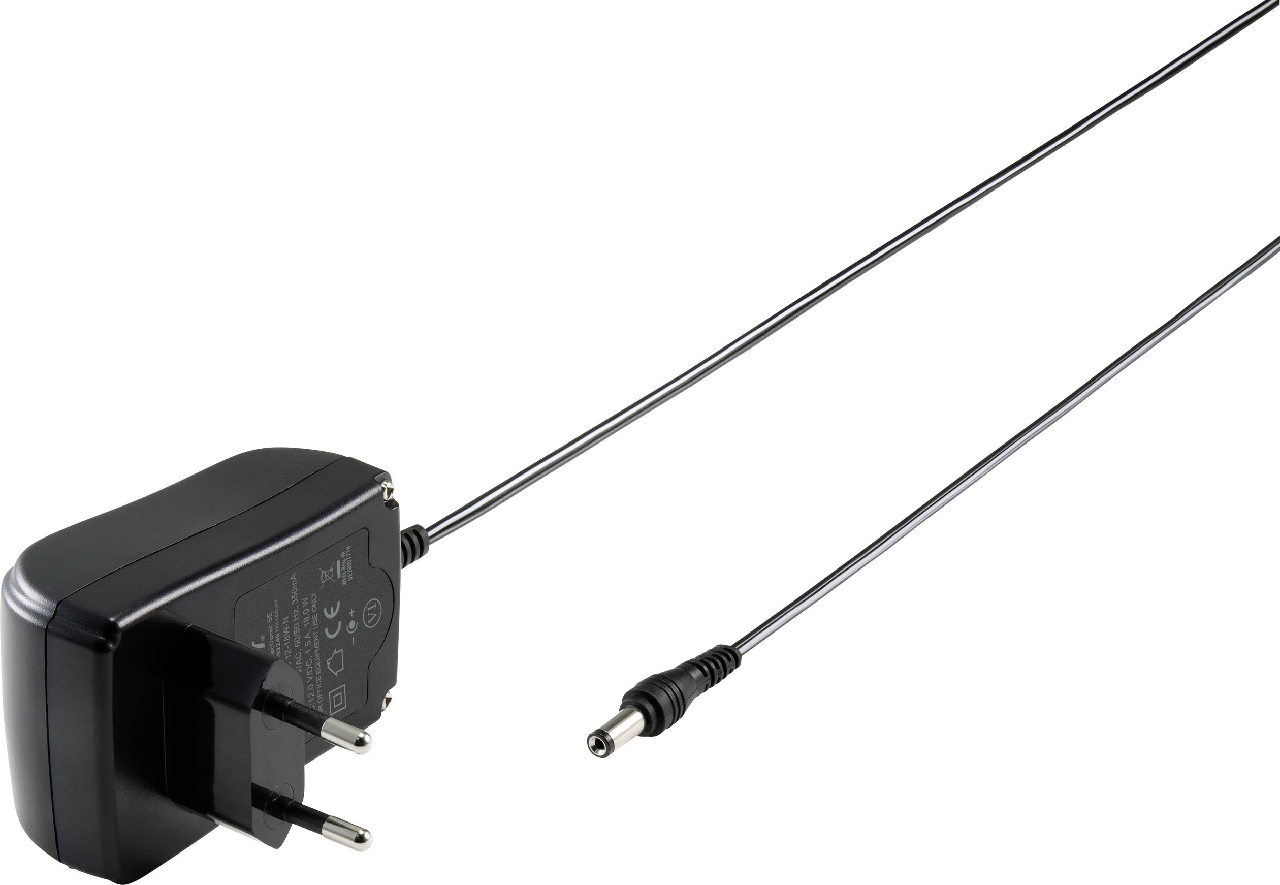 VOLTCRAFT VC-11320920 Bloc d'alimentation à tension fixe 12 V/DC 1.5 A 18 W