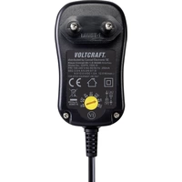 VOLTCRAFT VC-11320925 Bloc d'alimentation réglable 3 V/DC, 4.5 V, 5 V/DC, 6 V/DC, 7.5 V/DC, 9 V/DC, 12 V/DC 1 A 12 W VOLTCRAFT VC-11320925 Bloc d'alimentation réglable 3 V/DC, 4.5 V, 5 V/DC, 6 V/DC, 7.5 V/DC, 9 V/DC, 12 V/DC 1 A 12 W