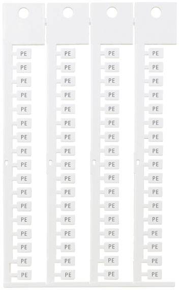 Siemens 8WA83472AH Plaquette de repérage blanc 136 pc(s)