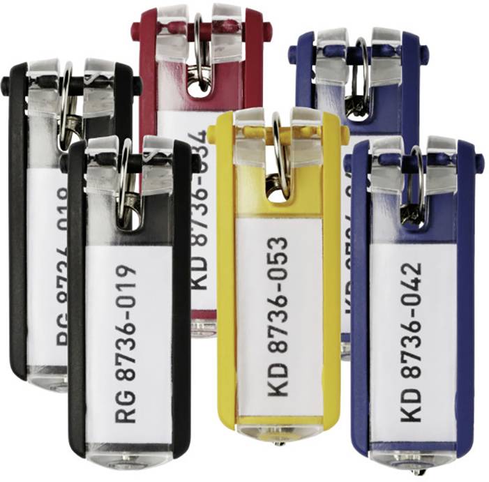 Durable Porte-clef 194927 Key Clip multicolore 24 pc(s)