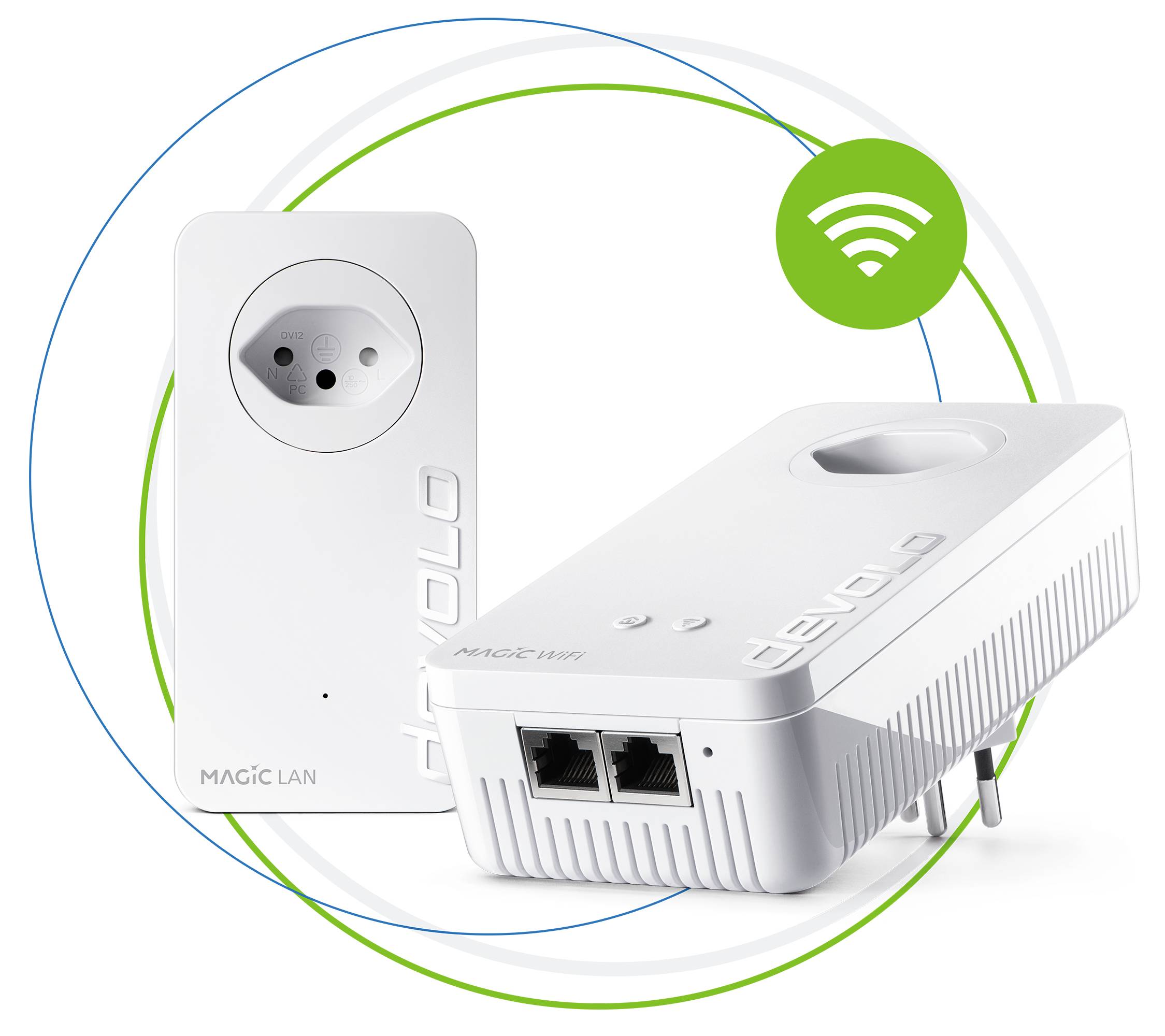Devolo Magic 2 WiFi next Starter Kit Kit de démarrage CPL Wi-Fi 8620 CH Powerline, WiFi 2400 MBit/s