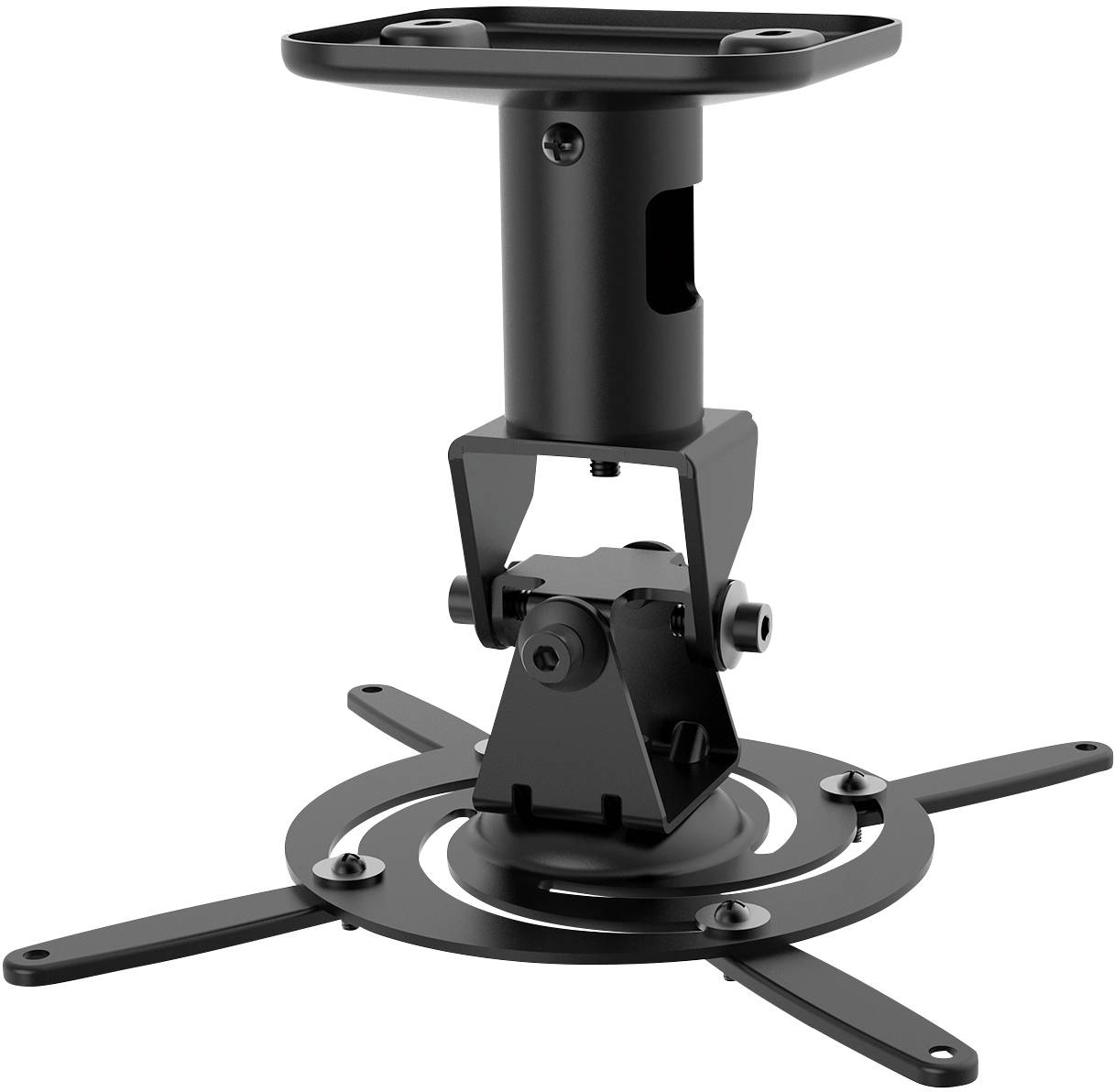 My Wall H 16-1 ESL Support plafond pour projecteur rotatif, inclinable, mobile noir