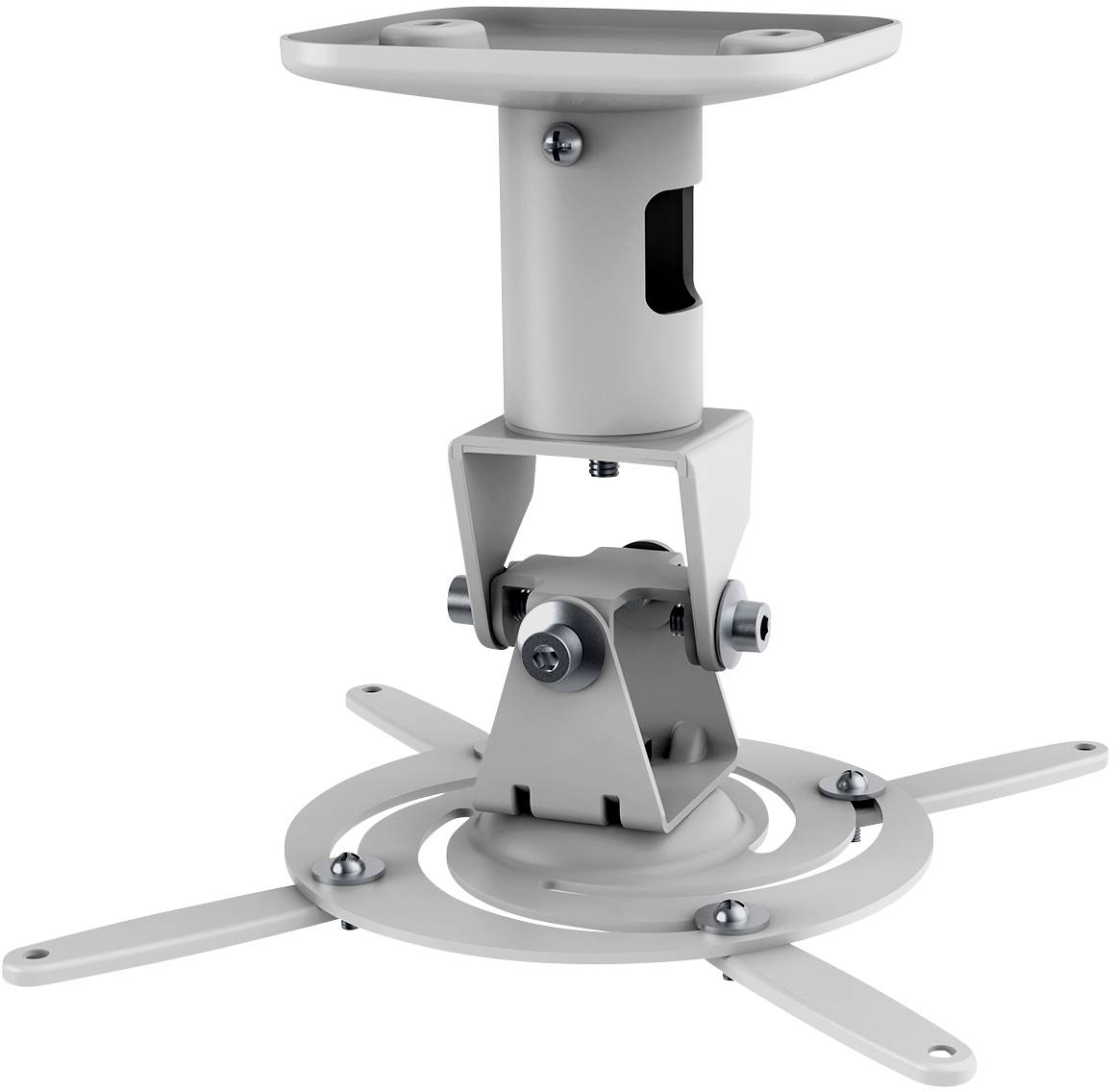 My Wall H 16-1 EWL Support plafond pour projecteur rotatif, inclinable, mobile blanc