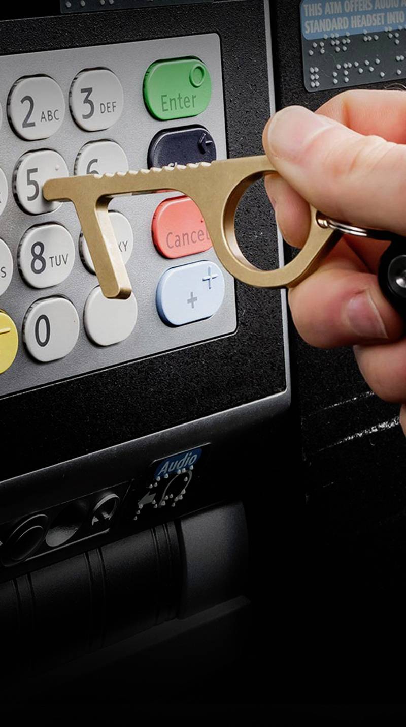 KEY SMART Porte-clef KS904-BRS CleanKey laiton 1 pc(s)