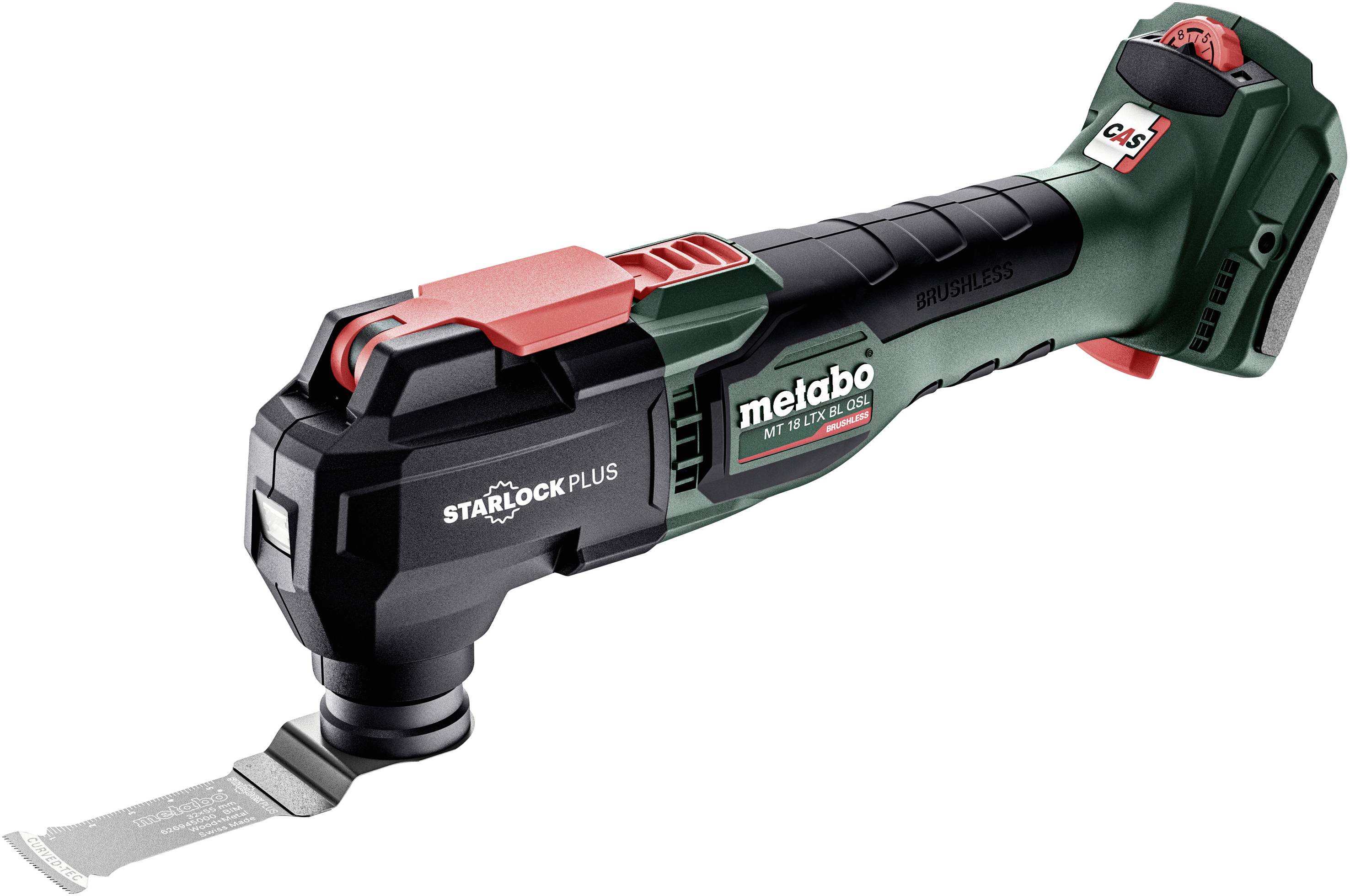Metabo MT 18 LTX BL QSL MetaBOX 613088840 Outil multifonction sans fil sans batterie 18 V Nombre d’accus fournis 0