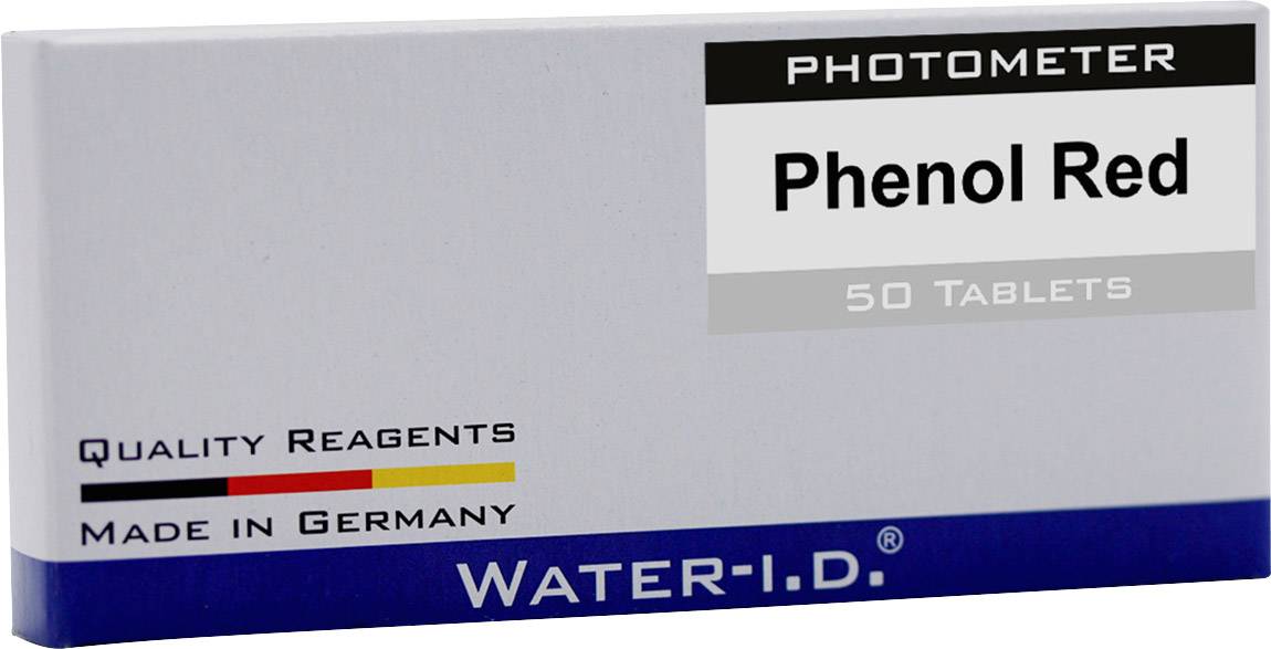Water ID 50 Tabletten Phenol Rot für PoolLAB Tablettes