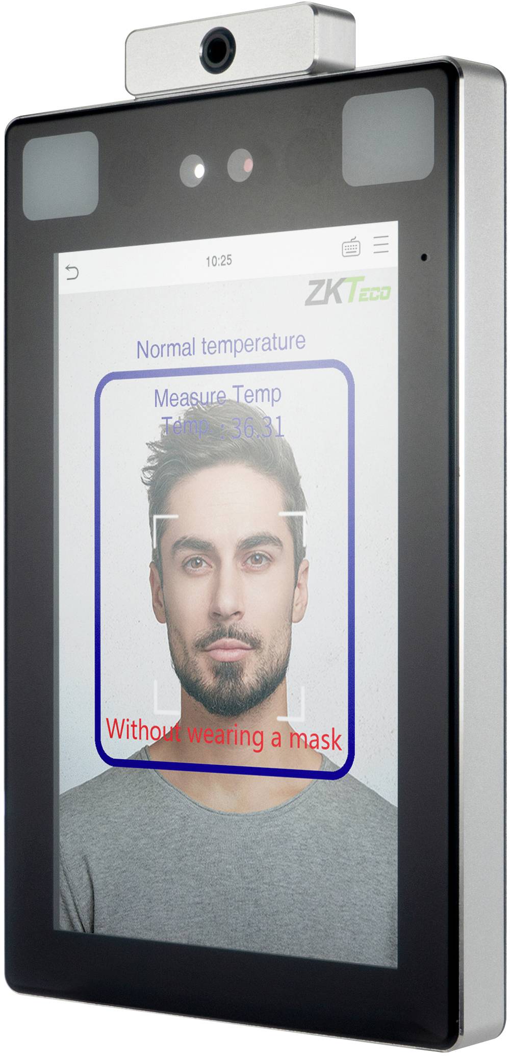 Contrôle d'accès par prise de température ZKTeco GL-PROFACE-X-TD mesure IR sans contact