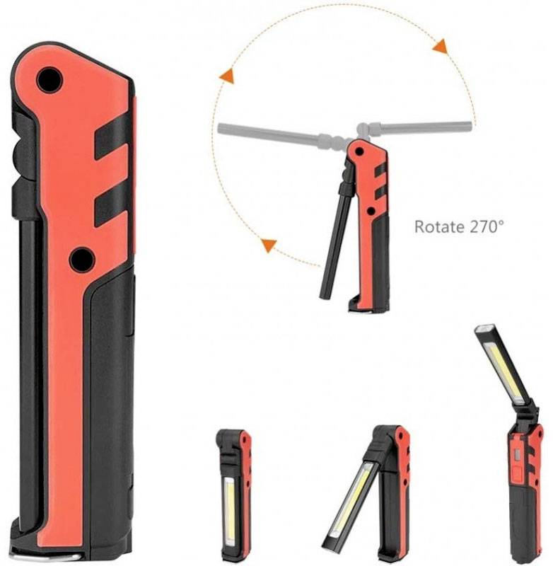 Velamp IR439 Kubrik LED Lampe de travail à batterie 3 W
