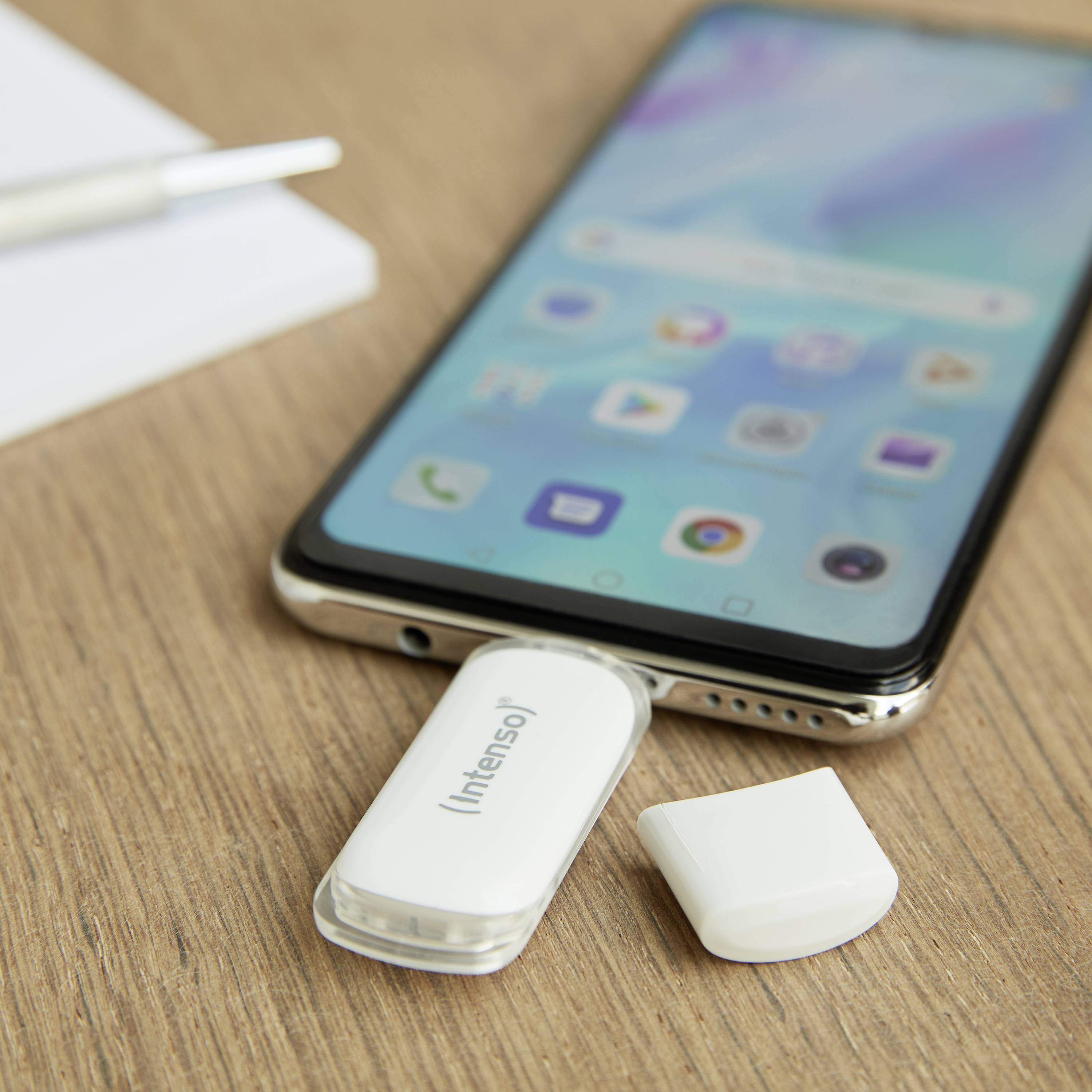 Intenso Flash Line Clé USB blanc USB 3.1 (Gen 1)