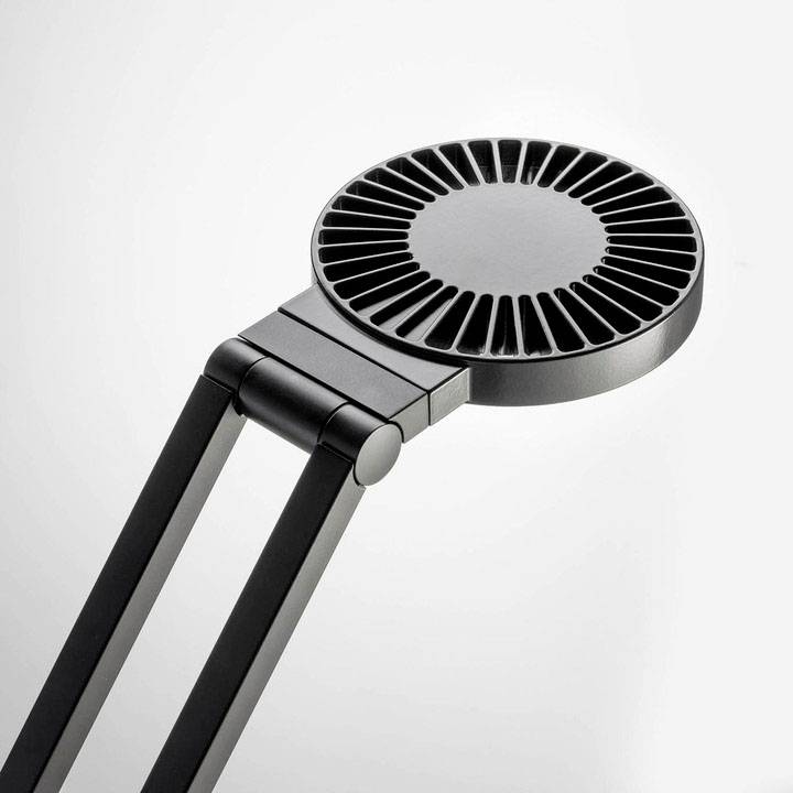 Luctra TABLE RADIAL / BASE 920201 Lampe de bureau noir