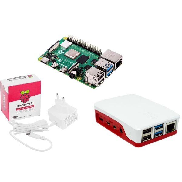 Raspberry Pi® Essentials Kit Raspberry Pi® 5 B 8 GB 4 x 2.4 GHz avec alimentation, avec boîtier Raspberry Pi® Essentials Kit Raspberry Pi® 5 B 8 GB 4 x 2.4 GHz avec alimentation, avec boîtier