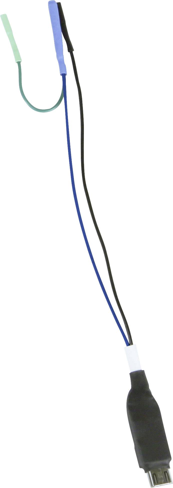 Petit composant électronique avec un câble de connexion noir et des câbles de couleur. Pourrait être utilisé à des fins techniques.