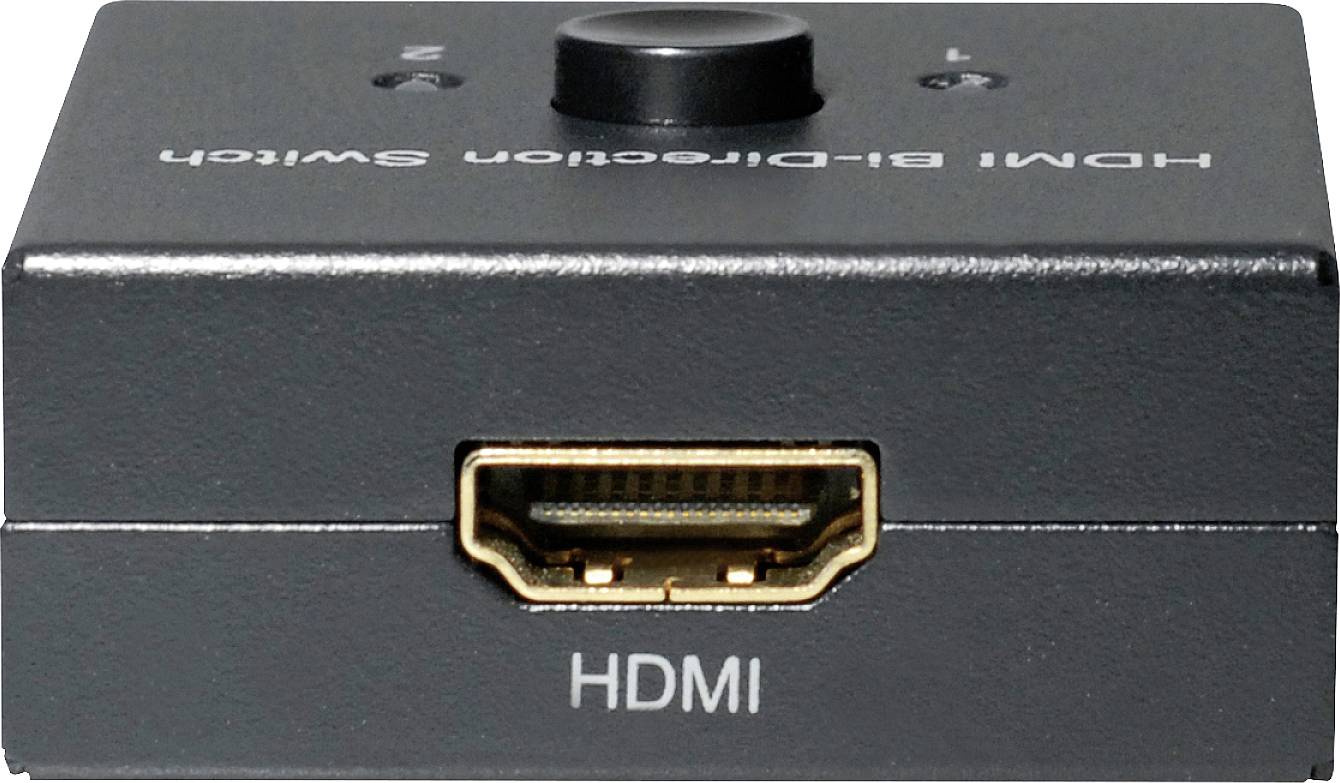 Maxtrack CS 32 L Switch HDMI utilisable dans les deux sens 3840 x 2160 pixels noir