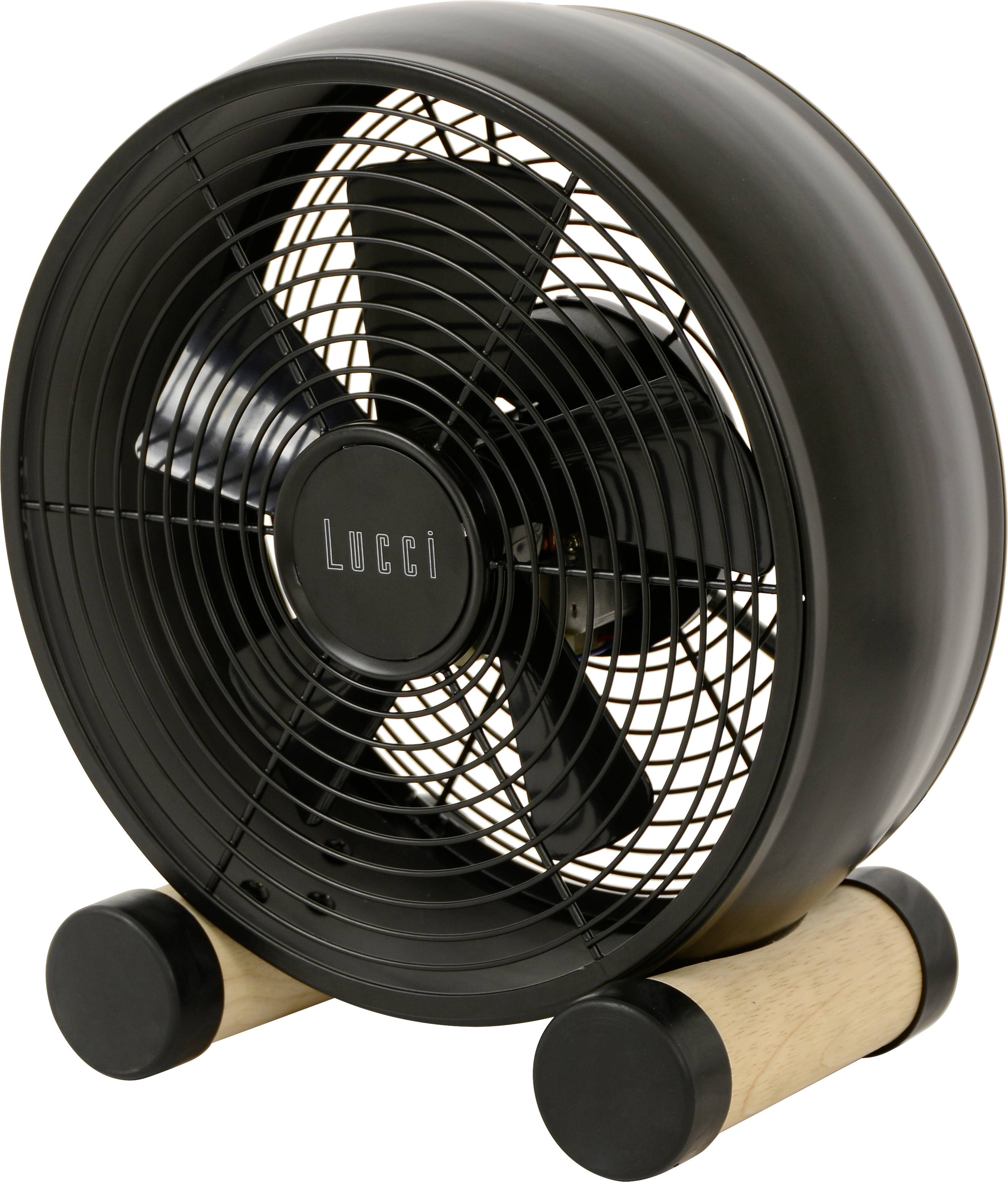 Lucci AIR Breeze Ventilateur de table 35 W noir, bois