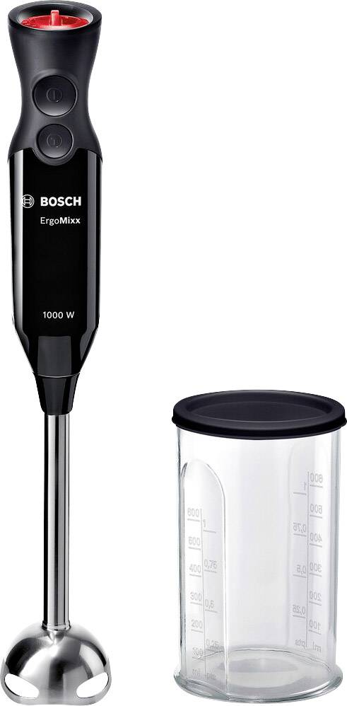 Bosch Haushalt MS6CB6110 Mixeur plongeant 1000 W avec verre doseur noir, anthracite