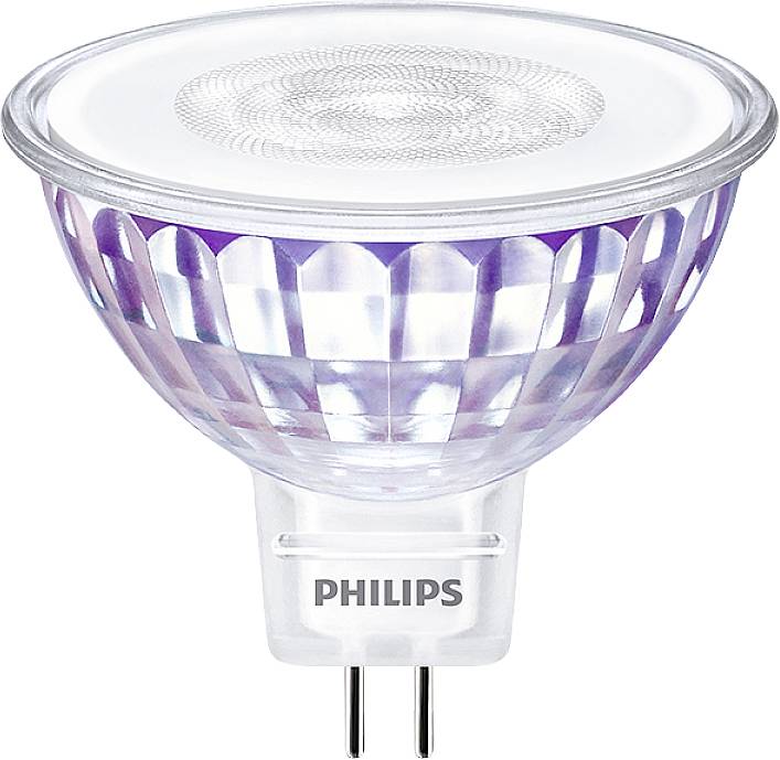 Philips LED 77399100 LED CEE G (A - G) GU5.3 réflecteur 5 W = 35 W blanc chaud (Ø x L) 5.05 cm x 4.45 cm à intensité variable