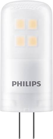LED Philips LED 76751800 CEE F (A - G) G4 culot à ergots 2.1 W = 20 W blanc chaud (Ø x L) 1.5 cm x 4 cm à intensité variable