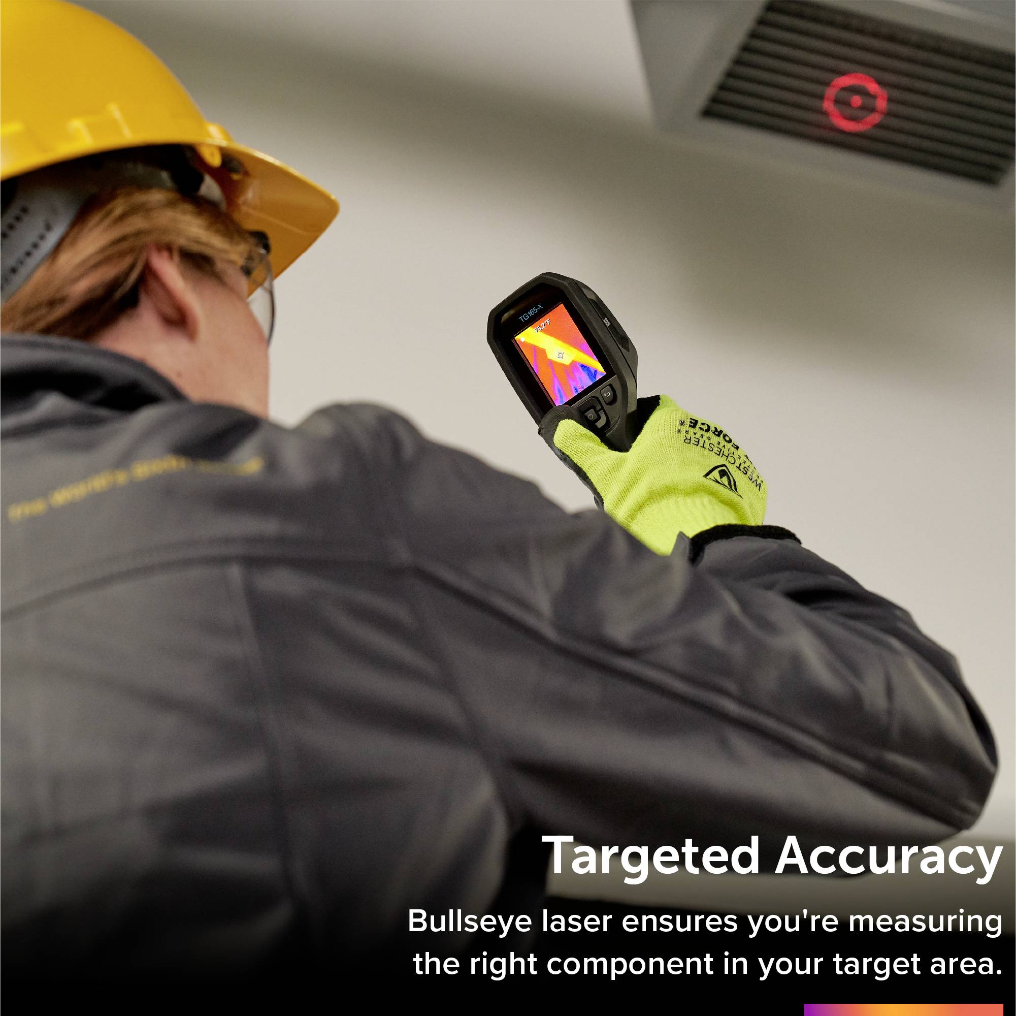 Caméra thermique FLIR TG165-X MSX -25 à +300 °C 80 x 60 Pixel 8.7 Hz MSX®, Lampe LED intégrée, appareil photo numérique intégré