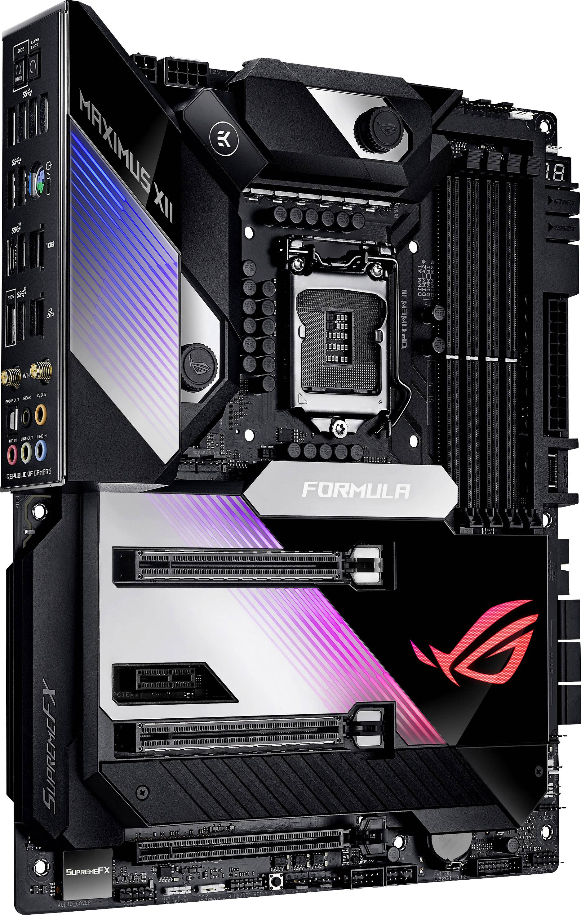 Asus ROG MAXIMUS XII FORMULA Carte mère Socket (PC) Intel® 1200 Facteur de forme (détails) ATX Chipset de la carte mère Intel®