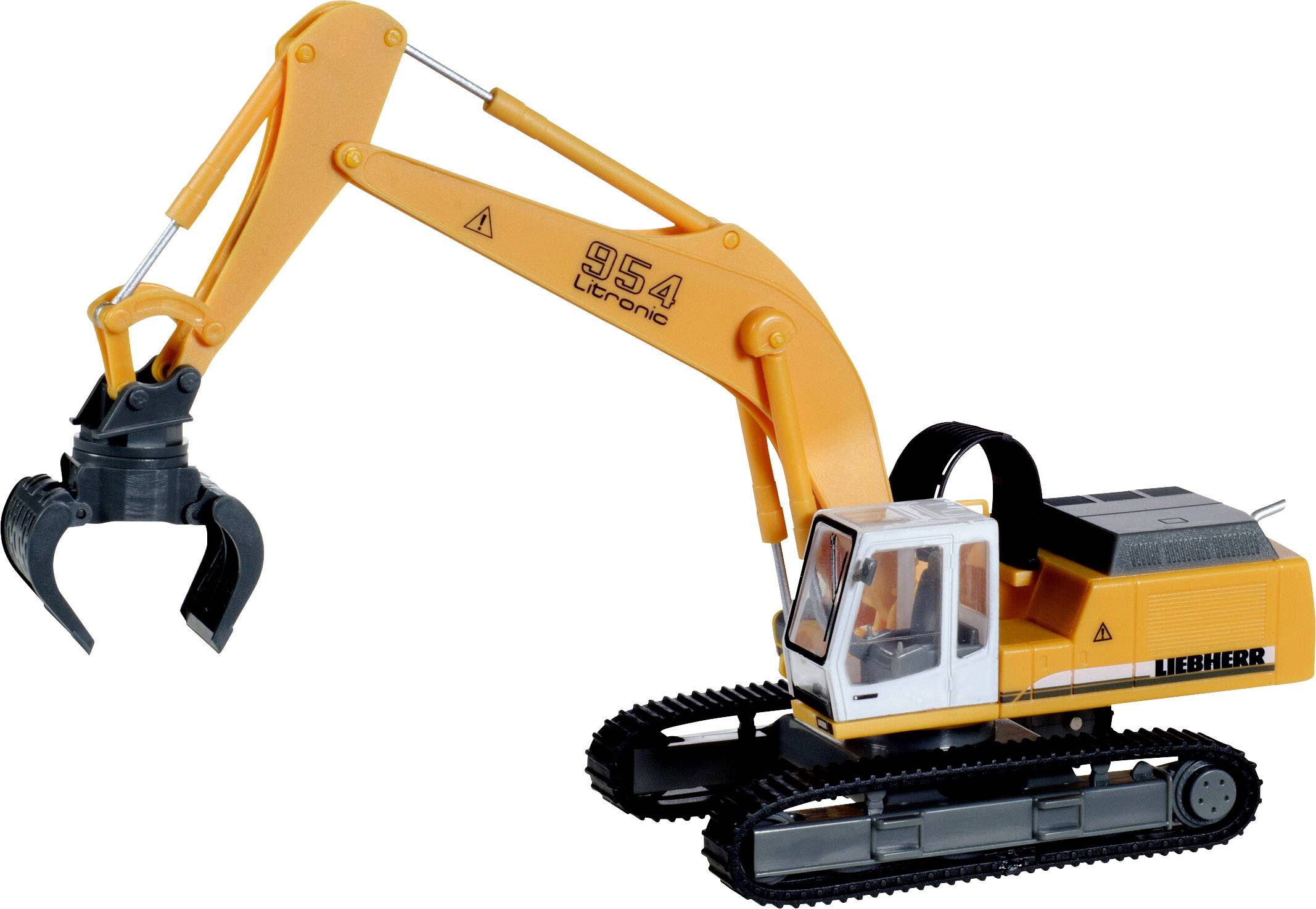 Herpa 308908 H0 Modèle réduit de véhicule de construction Liebherr Pelle à chenilles 954 Litronic avec outil de tri