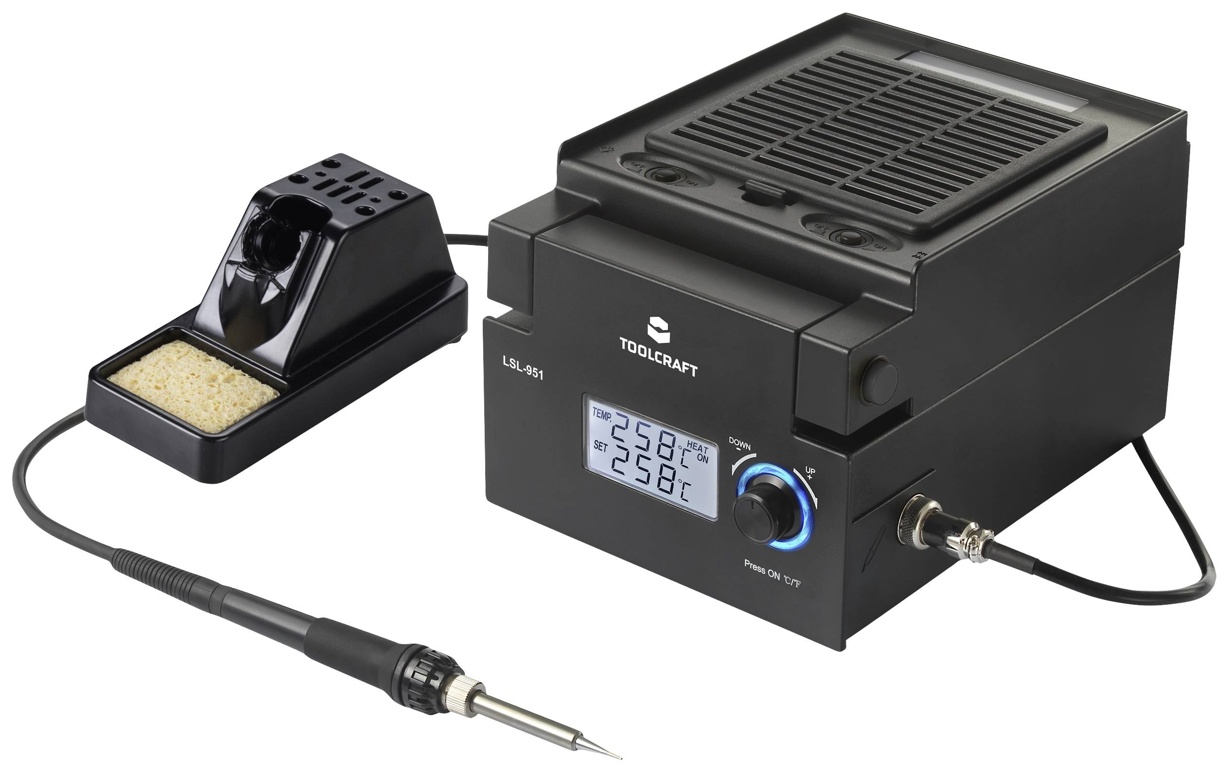Station de soudage numérique TOOLCRAFT LSL-951 80 W 160 - 480 °C